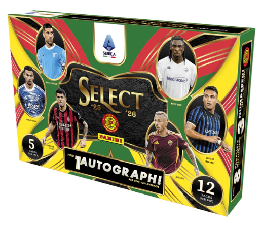 2025-26 Panini Select Serie A Soccer International Hobby Box