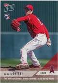 2018 Topps Now - Shohei Ohtani #ST-4 Two-Way Player Makes Spring Training Debut on the Mound RC (Rookie Card)