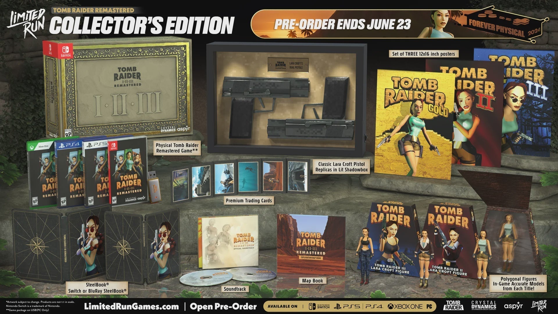 Tomb Raider I-III Remastered Collector's Edition - Switch