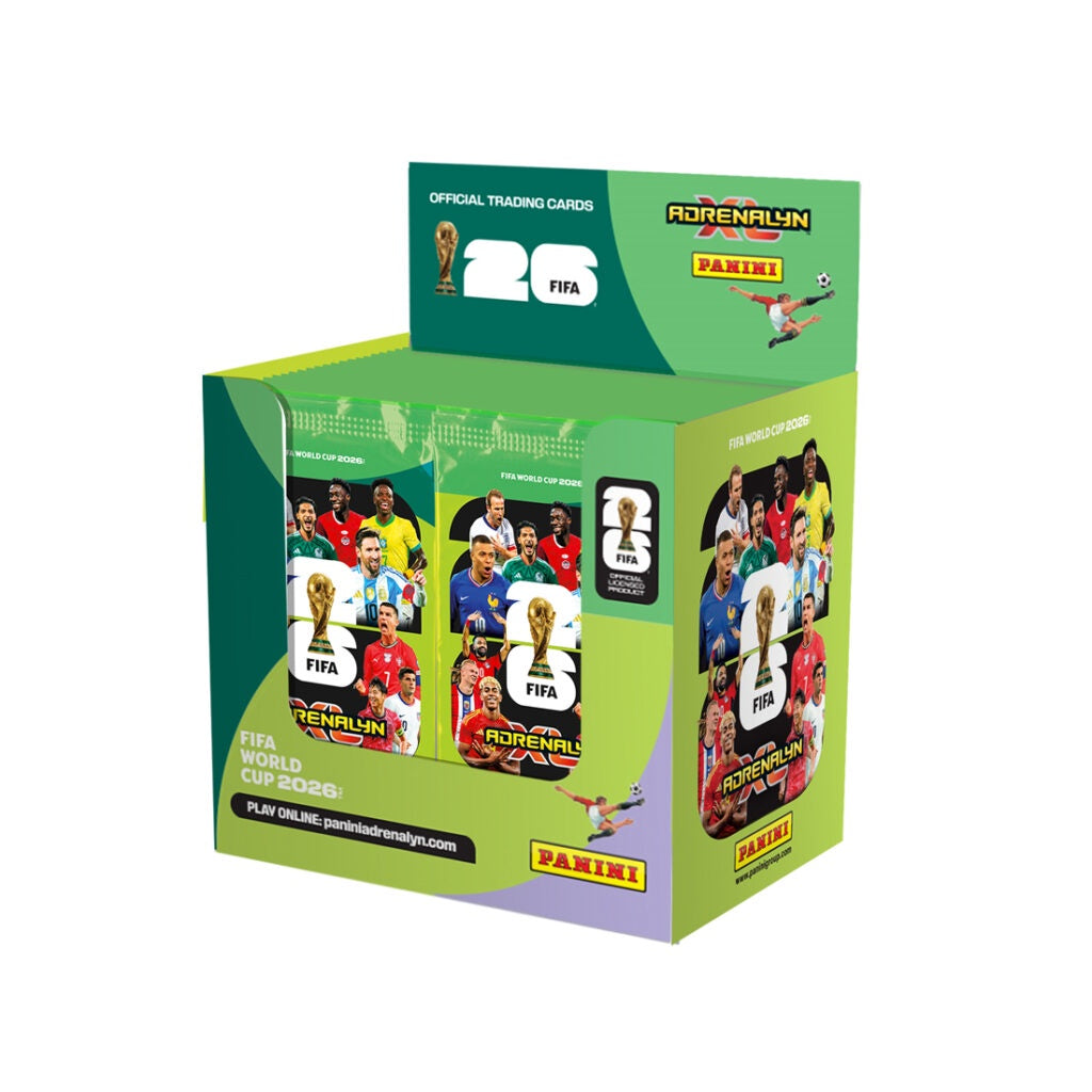 2026 Panini Adrenalyn XL FIFA World Cup Soccer Box (50 Packs)