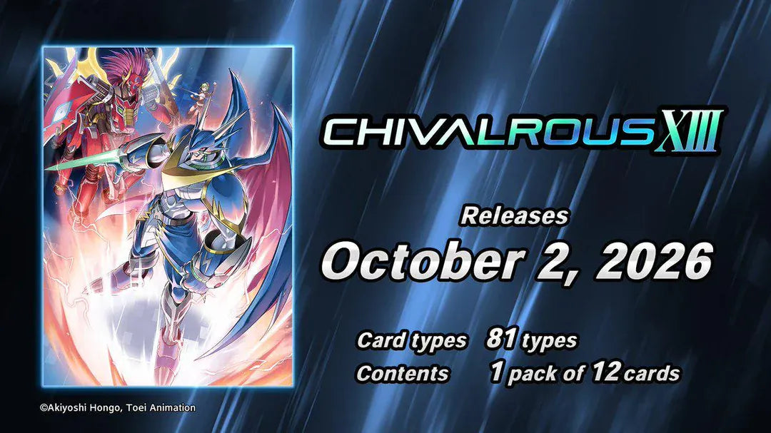 Digimon Card Game: [EX13] Chivalrous XIII - Display Case (Pre-Order)
