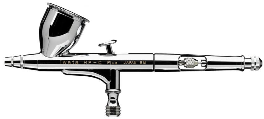 Iwata - High Performance HP-C Plus Gravity Feed Dual Action Airbrush