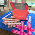 American Mahjong Set (166 Tiles) - 2-Color Pink, All in One Bundle