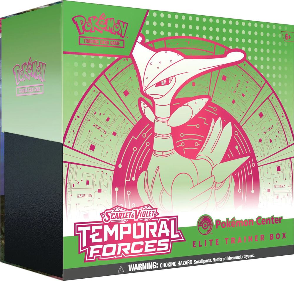 Pokemon Temporal Forces - Iron Leaves - Pokemon Center Elite Trainer Box