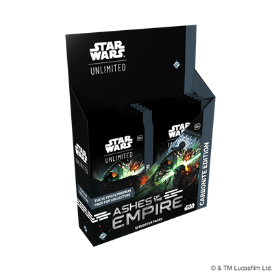Star Wars: Unlimited - Ashes of the Empire: Carbonite Booster Display