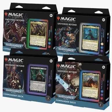 Magic the Gathering: Warhammer 40,000 Commander Decks (Set-of-4)