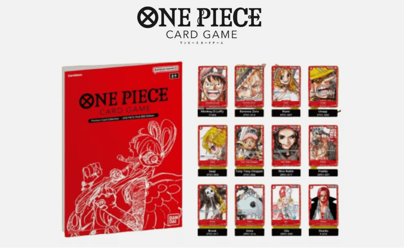 One Piece TCG: Premium Card Collection - Film Red