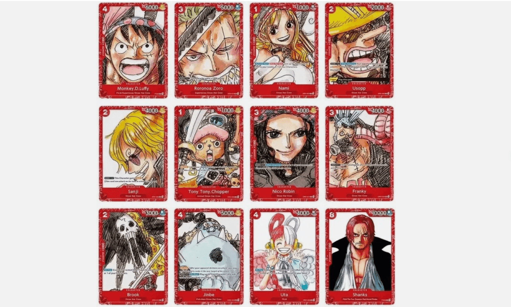 One Piece TCG: Premium Card Collection - Film Red