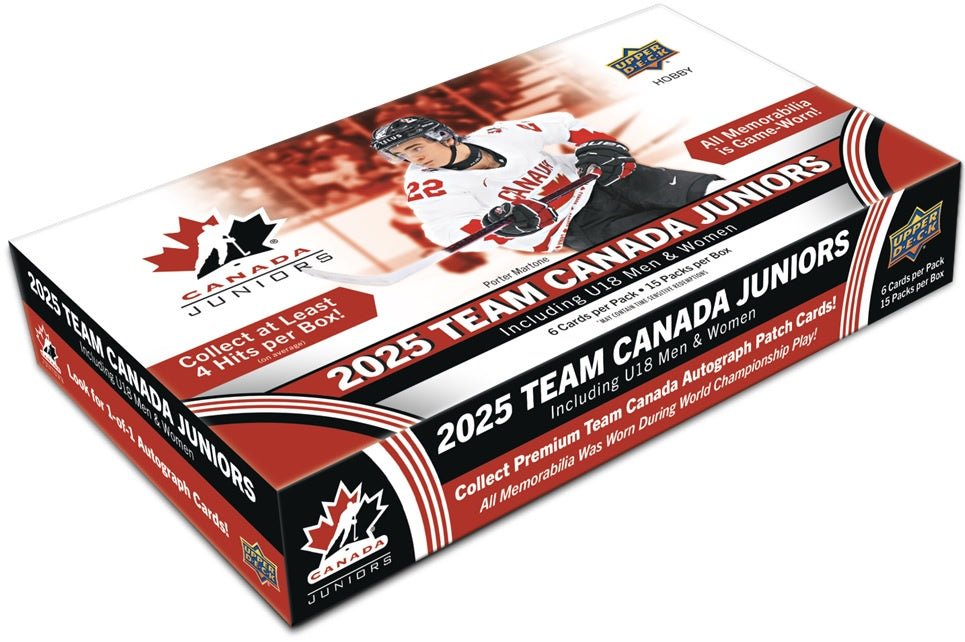 2025 Upper Deck Team Canada Juniors Hobby Box (Canada Only)
