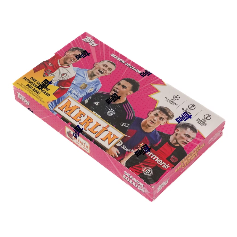 2023/24 Topps UEFA Club Competitions Merlin Chrome Soccer Hobby Box