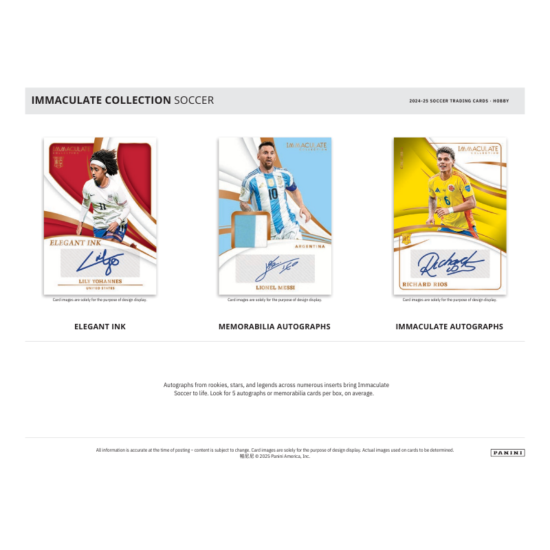 2024/25 Panini Immaculate Soccer Hobby Box