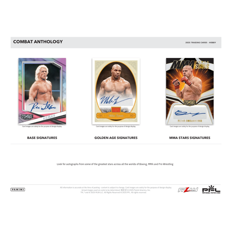 2025 Panini Combat Anthology Hobby Box