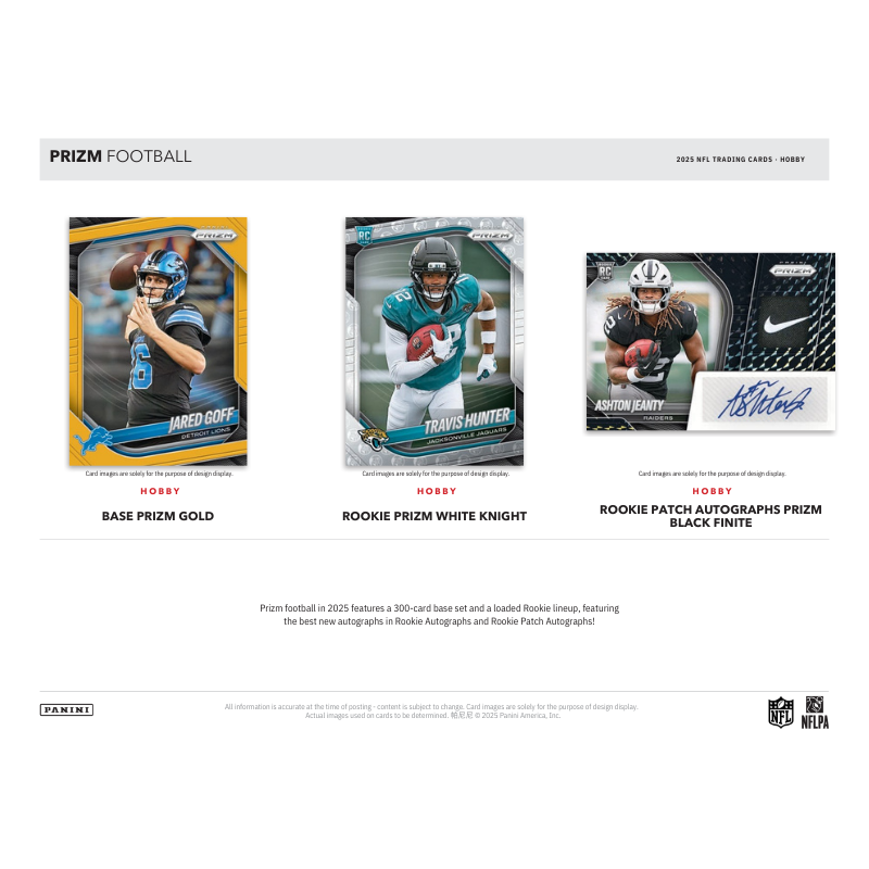 2025 Panini Prizm Football Hobby 12 Box Case