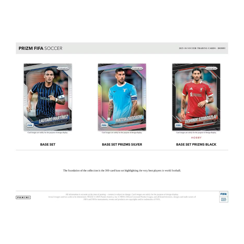2025/26 Panini Prizm FIFA Soccer Hobby 12 Box Case