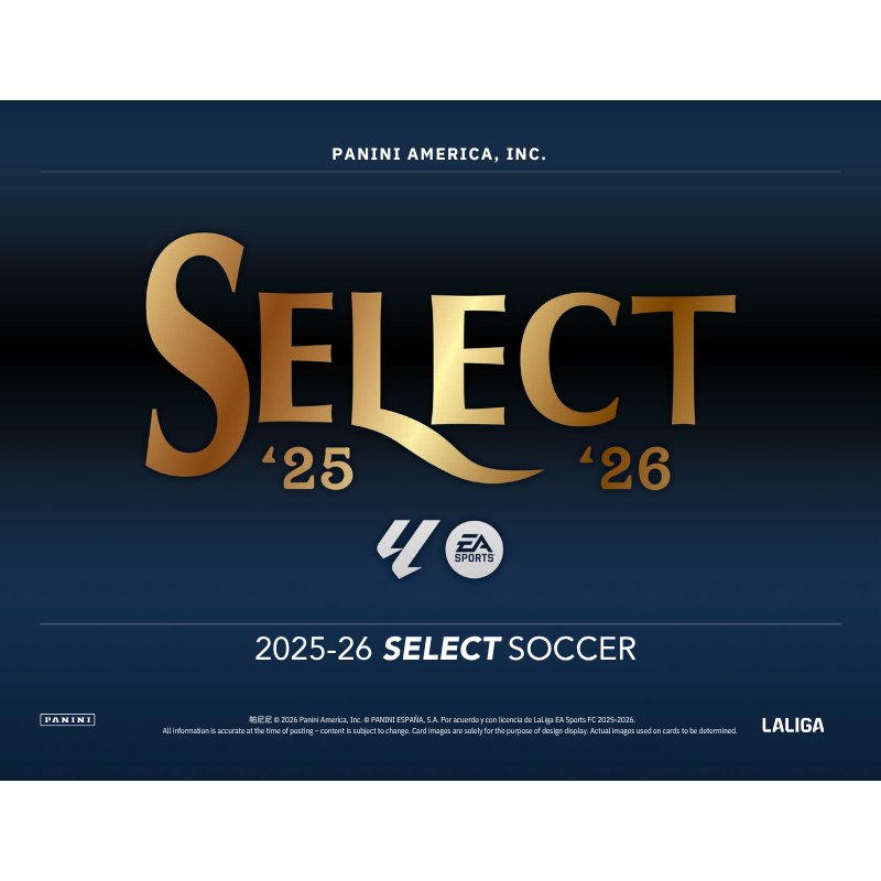 2025/26 Panini Select La Liga Soccer Hobby 12 Box Case