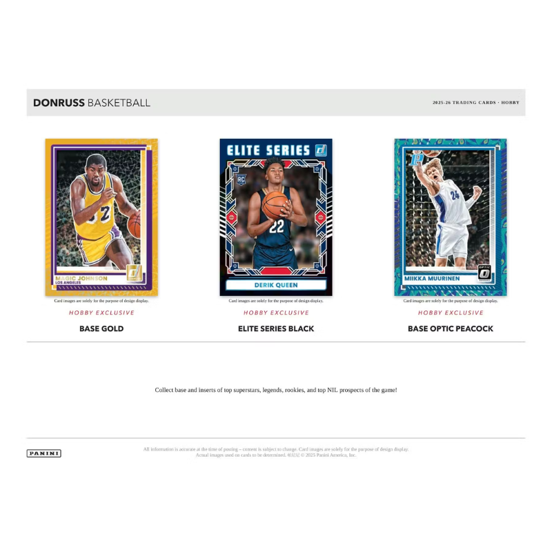 2025/26 Panini Donruss Basketball Hobby 16 Box Case