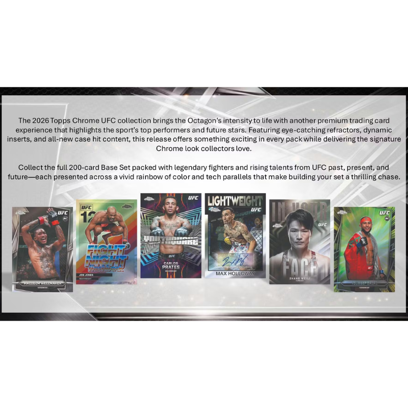 2026 Topps Chrome UFC Delight Box
