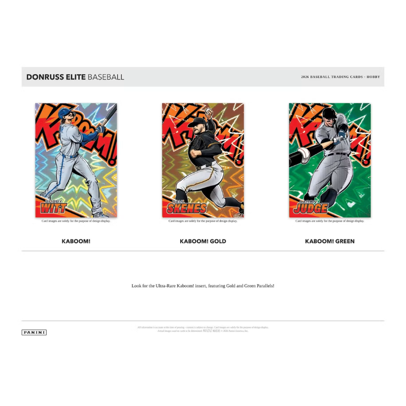 2026 Panini Donruss Elite Baseball Hobby 12 Box Case