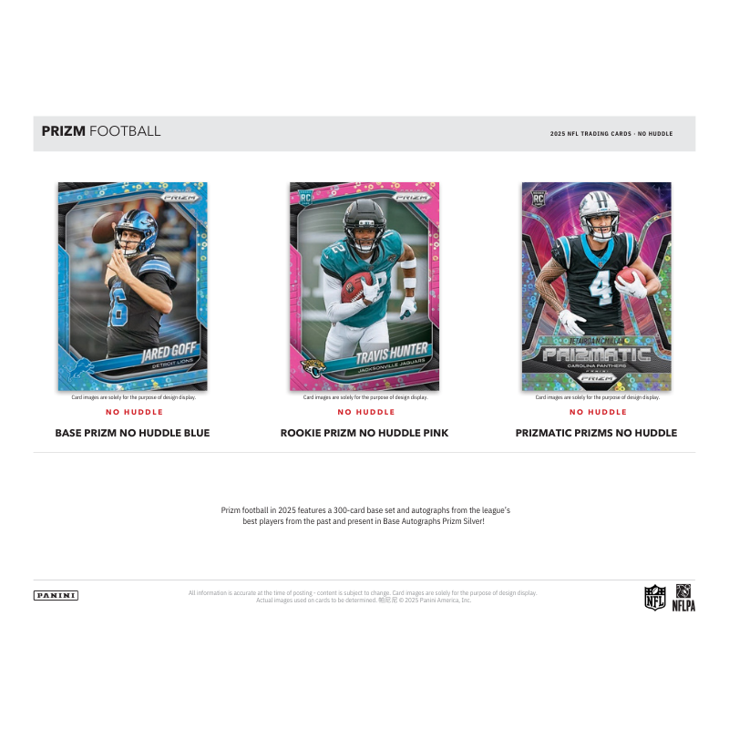 2025 Panini Prizm Football No Huddle 20 Box Case