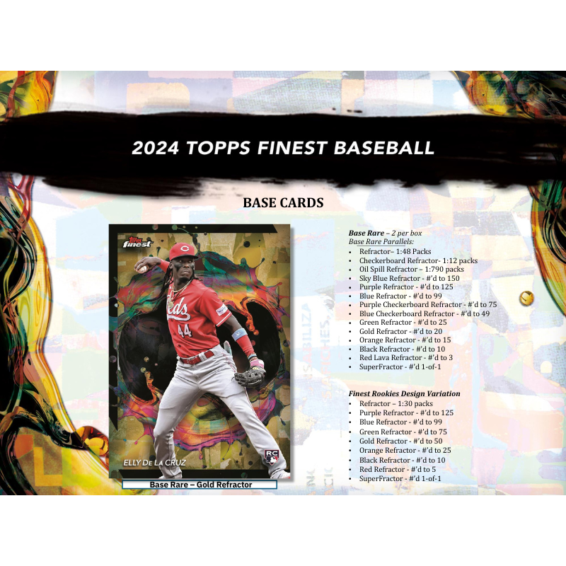 2024 Topps Finest Baseball Hobby Box