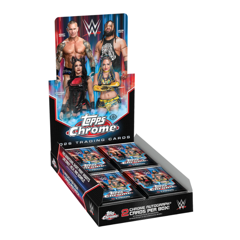 2026 Topps Chrome WWE Wrestling Hobby 12 Box Case