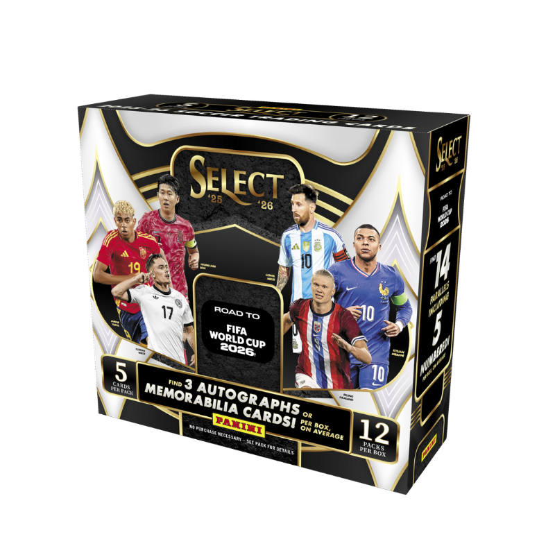 2025/26 Panini Select Road to World Cup Soccer Hobby 12 Box Case