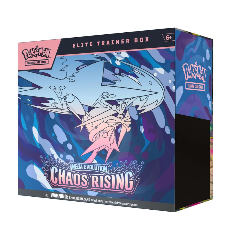 Pokemon Mega Evolution Chaos Rising Elite Trainer 10 Box Case