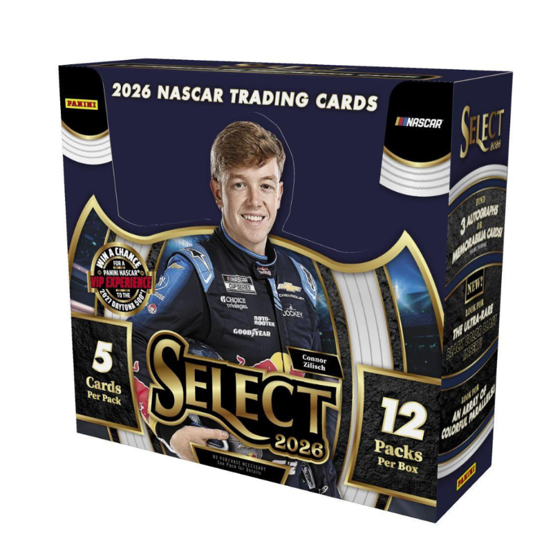 2026 Panini Select Racing Hobby 12 Box Case