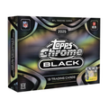 2025 Topps Chrome Black Football Hobby 12 Box Case