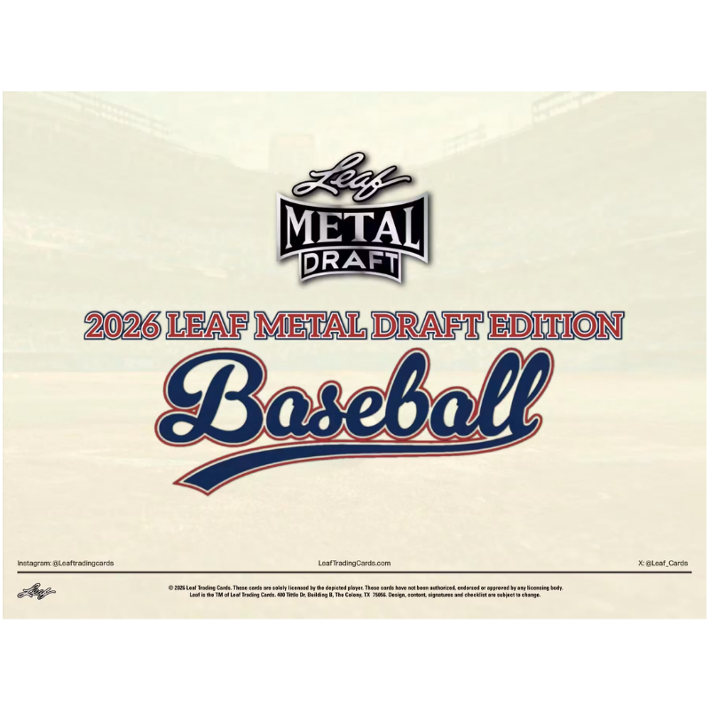 2026 Leaf Metal Draft Baseball Jumbo Box