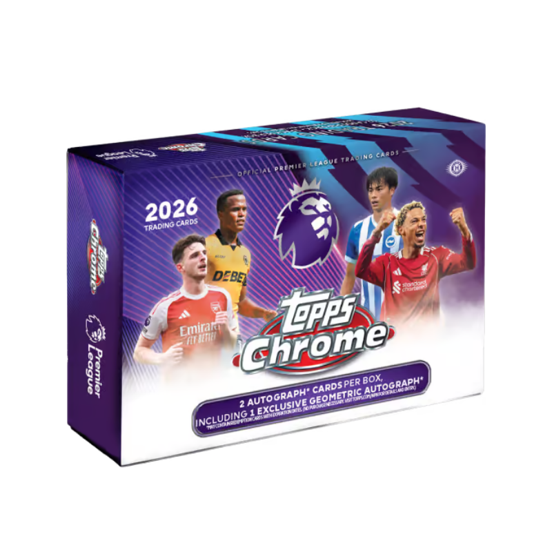 2026 Topps Chrome Premier League EPL Soccer Breaker's Delight Box