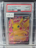 2020 POKEMON SWORD & SHIELD VIVID VOLTAGE #170 FA/PIKACHU V VIVID VOLTAGE psa 10