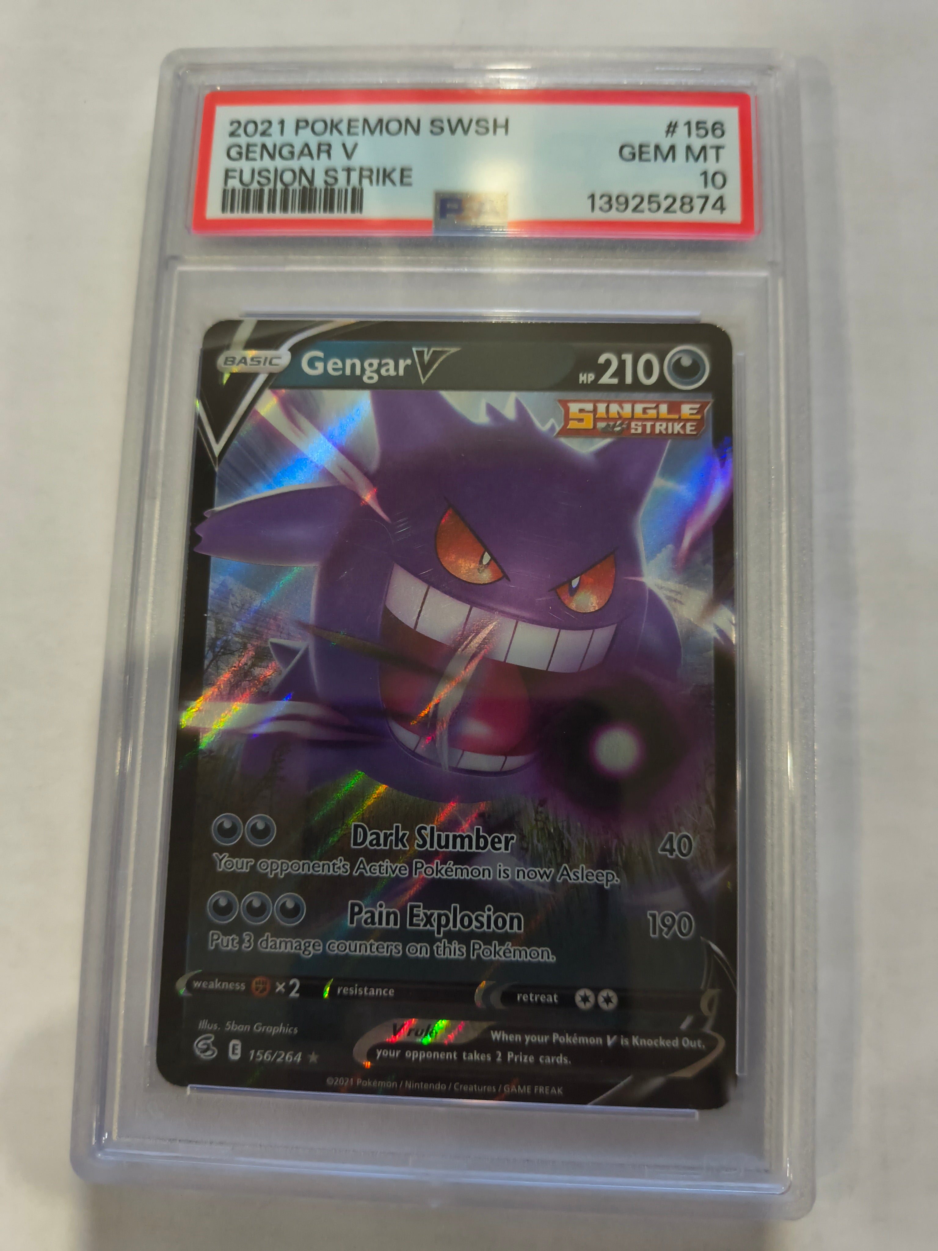 Pokemon: PSA 10 Gengar V
