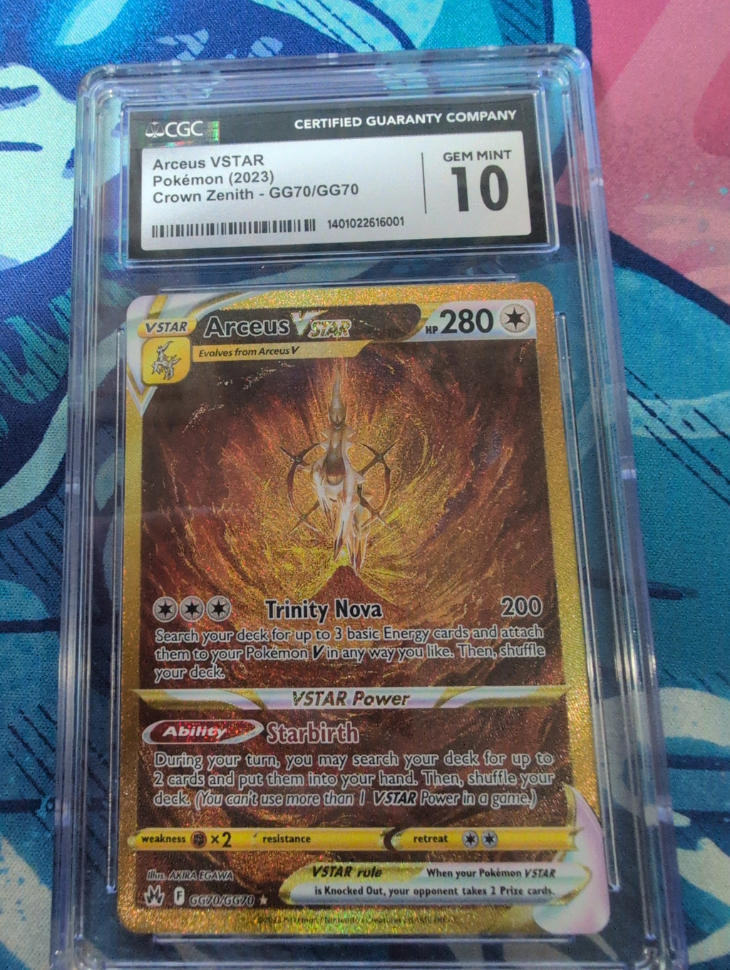 Pokemon: CGC 10 Arceus Vstar GG70