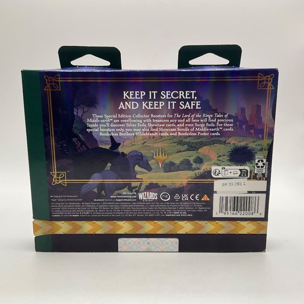 Magic the Gathering: Lord of the Rings Special Edition Omega Collector Booster Pack #1 *See Pictures for Condition*